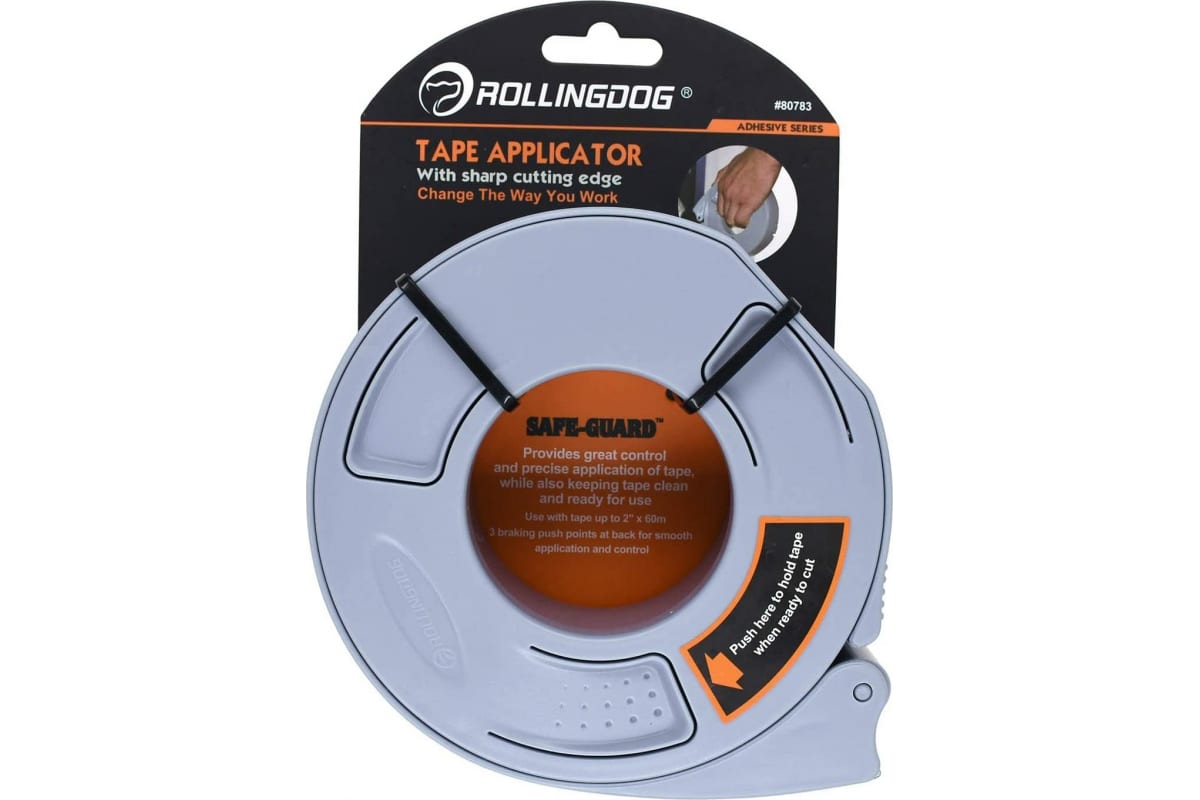 Диспенсер для малярной ленты SAFE-GUARD™
Материал: Пластик
Размер: 48мм x 50м