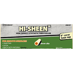 Валик Hi-Sheen™
Материал: Велюр
Размер:  9" (230мм)
Шубка 3/16" (5 мм)
Диаметр крепления: Ø8 мм